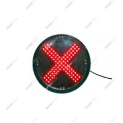 LED Ampel, roten Kreuz, 220V, D.200mm