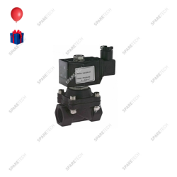 Magnetventil schwarz Nylon, IGIG1/2" 24VDC EPDM