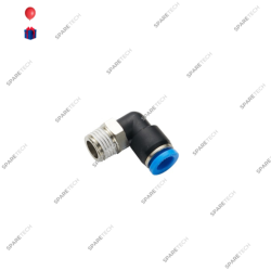 Winkel PT + Messing vernickelt AG1/4" für 4-6mm Schlauch