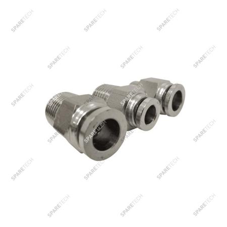 Edelstahl Verbindung AG1/4" für 4-6mm Schlauch