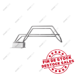 Fahrradhalter in Edelstahl mit Feder