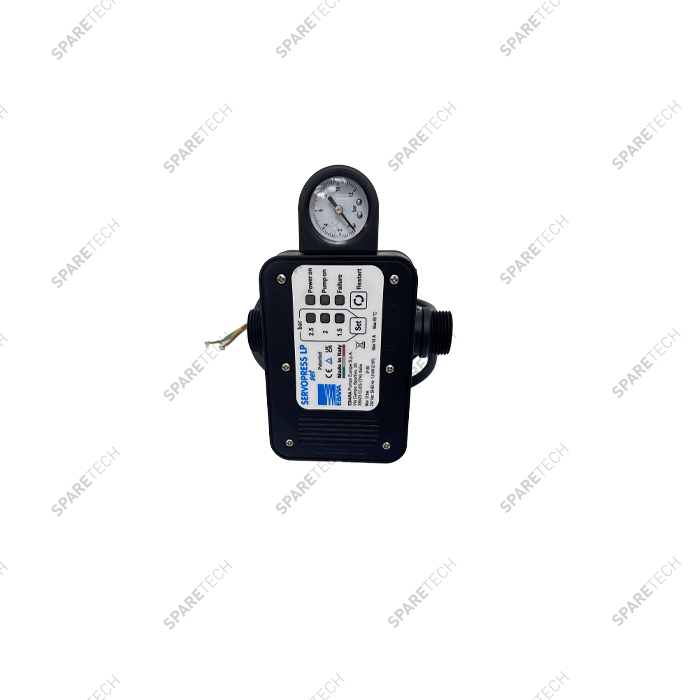 SERVOPRESS Druckschalter10A mit Kable, 220V, 1"