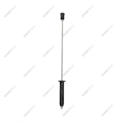 Edelstahl Lanze gerade 700mm IG 1/8'' schwarz