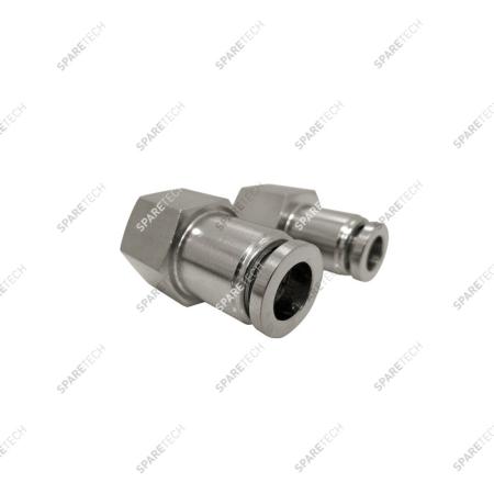 Edelstahl Verbindung AG1/4" für 10-12mm Schlauch
