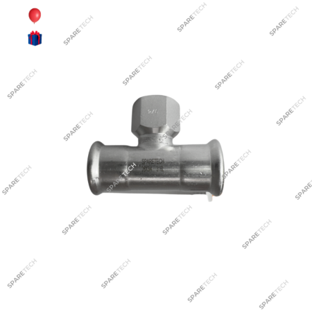 T Nippel D28 zu pressen ung IG 3/4"