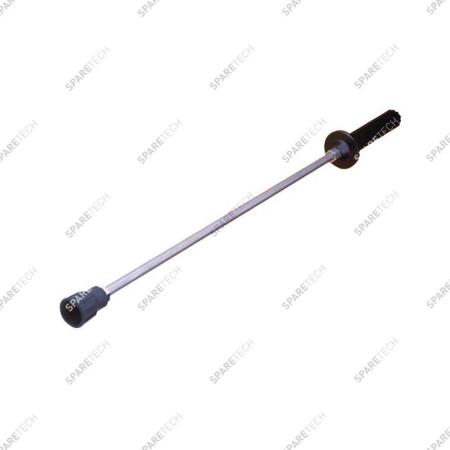 Edelstahl Lanze 700mm mit Handgriff schwarz AG1/4'' IG 1/8''Mosmatic