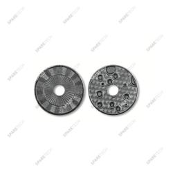 Edelstahl Jeton 26 X 1.85 mm, geloch 6 mm (100 Stück)