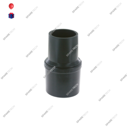 Gummi Drehmuffe schwarz für D.38mm Schlauch 