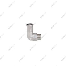 Edelstahl Winkel 90° D35 zu pressen und AG1''
