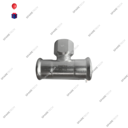 T Nippel D28 zu pressen ung IG 3/4"