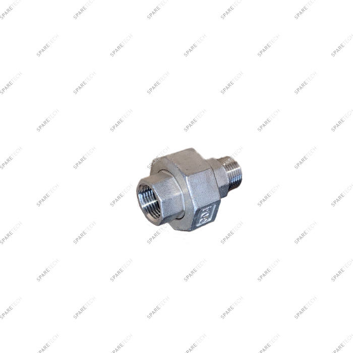 Edelstahl Rohrverbinder AG IG 3/8''