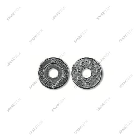 Edelstahl Jeton 20 X 1.85mm,  geloch 6mm (100 Stück)