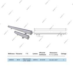LED-Leiste RGB 48W IP66 220V