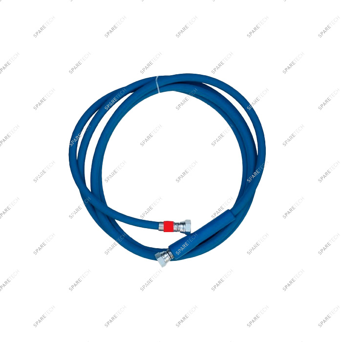 HD Schlauch, 2 Stahleinlagen 4.20m IG3/8'' blau