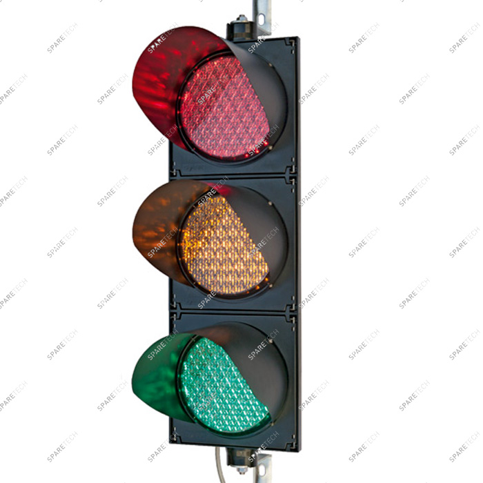 Dreifachgehäuse mit grün, gelb, rot Licht , 220V, 75 X 25cm