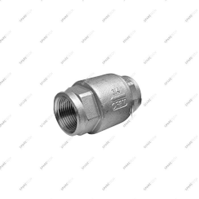 Niederdruck Edelstahl Rückschlagventil IG IG 3/4'' 16bar