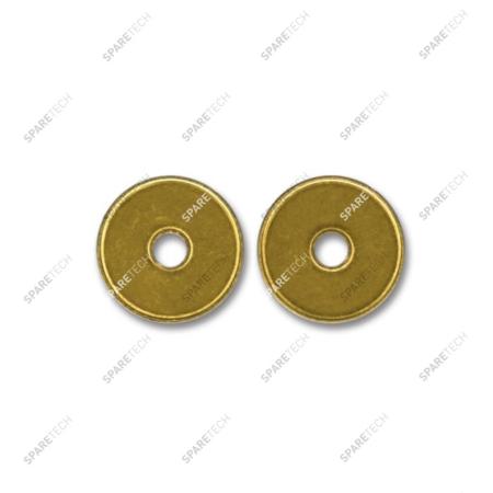 Jeton geloch Messing 22,5 x 1,8mm (100 Stück)