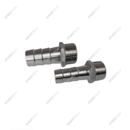 Edelstahl Einschraubschlauchtülle AG3/8" D.12mm