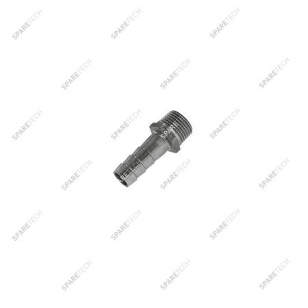 Edelstahl EinschraubschlauchtülleI AG 1/2'' DN12