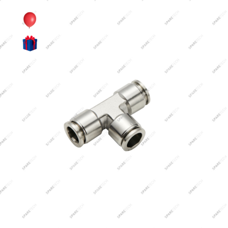 Edelstahl Gleichseitiger T-Stück für 8-10mm Schlauch