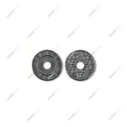 Edelstahl Jeton 22 X 1.85 mm, geloch 6 mm (100 Stück)