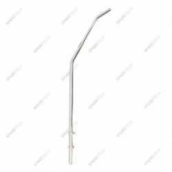 360° Senkrech Edelstahl Kreisel, H. 208cm 