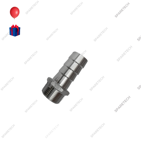 Edelstahl Einschraubschlauchtülle AG 1/4'' DN6