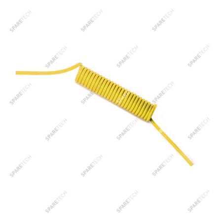 Spiralschlauch gelb 17M für Felgenreiniger ohne Nippel